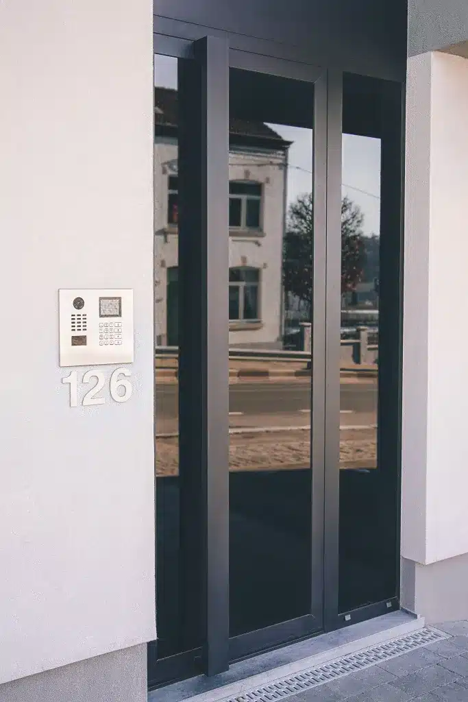 Porte Aluminium noir